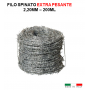 Filo spinato zincato EXTRA PESANTE 2,2MM 200ML