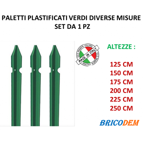 Paletti per recinzione in Ferro Zincati Altezza 250CM