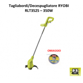 Tagliabordi Decespugliatore Elettrico Ryobi RLT3525 e Rifilatore leggero