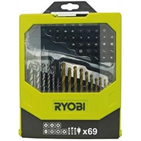 Kit Punte e Inserti Misti 69Pz RYOBI RAK69MIX Per Trapano Avvitatura e Foratura