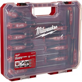 SET 12pz Giraviti milwaukee con valigetta 4932472003