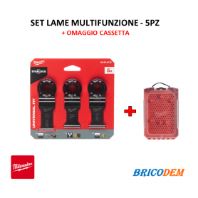 Lame Utensile Multifunzione MILWAUKEE 48906115 SET 5PZ + OMAGGIO