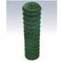 25mt. Rete romboidale griglia zincata plastificata verde maglia 50X50 filo 2,4mm