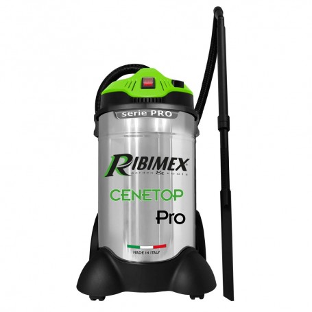 Aspiracenere elettrico Ribitech Cenetop PRO 1200W con scuotifiltro e  soffiatore