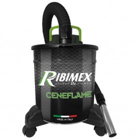 Bidone Aspiracenere elettrico Ribimex Ceneflame 1200W per stufe, camini e bbq