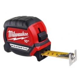 Indistruttibile Flessometro Magnetico MILWAUKEE Serie PREMIUM MT. 10 Largo MM 27