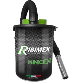 Bidone Aspiracenere Minicen Ribimex elettrico 800W aspira cenere stufe e camini PRCEN011