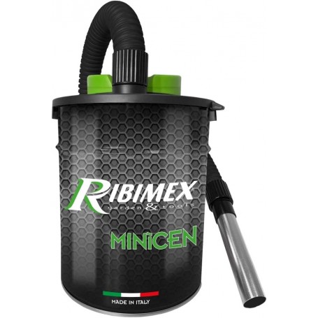 Bidone Aspiracenere Minicen Ribimex elettrico 800W aspira cenere stufe e camini PRCEN011