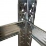 Scaffale in Metallo Zincato MDF 180x90x40 5 Ripiani Portata 175Kg - 875Kg