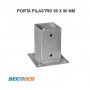 Staffa Supporto a bicchiere Quadrata per travi porta pilastro in acciaio zincato 90X90
