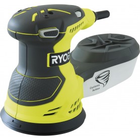 Levigatrice rotorbitale 300W RYOBI ROS 300A legno 125 mm con aspira polveri