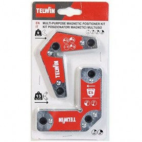 Coppia Posizionatori Magnetici Multiuso 15° e 90° TELWIN 804131