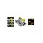 Sega circolare 1400 W RCS1400-G Ryobi Taglio 66 mm 5133002778