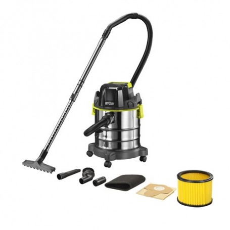 RYOBI Aspiratore solidi/liquidi 18V 18LT - Senza Batteria R18WDV-0