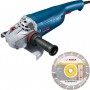 Smerigliatrice BOSCH GWS 22-230 J Professionale + Disco Diamantato, IN Scatola