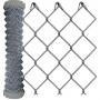 25Mt. Rete romboidale griglia maglia sciolta zincata maglia 50X50 filo 1,8mm