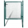 Cancello pedonale per recinzione 100x100cm Battente Singolo Verde Plastificato