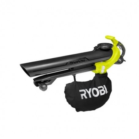 Ryobi RBV3000CESV Elettrico Soffiatore foglie, Biotrituratore, Aspiratore