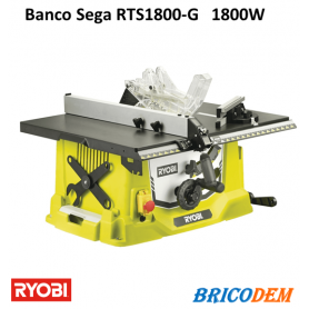 Banco sega Ryobi RTS1800-G Circolare Lama Professionale Rapporto Qualità Prezzo