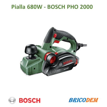 Pialla elettrica per Legno 680 Watt Profondità Max 2.0 mm Bosch PHO 2000