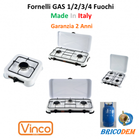 FORNELLO A GAS  GPL FORNELLINO DA CAMPEGGIO  CUCINA PORTATILE    2 3 4 FUOCHI