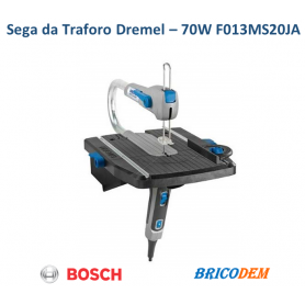 DREMEL Moto-Saw MS20-1/5 Sega da Traforo 70 Watt 1 Complemento 5 Accessori