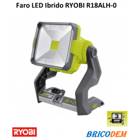 Lampada faro Led Con Treppiede Ryobi R18TL-0 da lavoro ONE+ 2700LUMEN