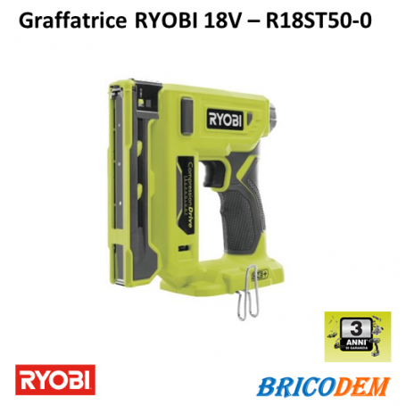 Graffatrice compatta Ryobi R18ST50-0 ONE+  5133004496