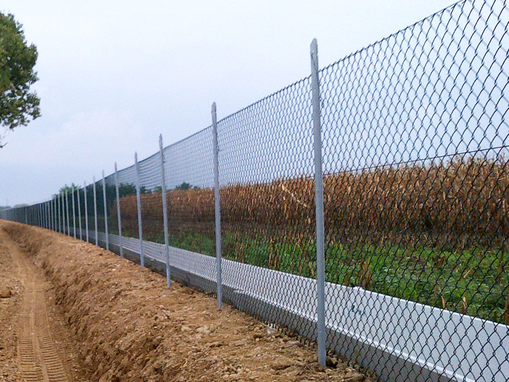 10 Paletti Recinzione 225 cm Ferro Plastificato Verde Pali per Rete da  Giardino